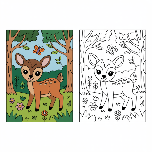 Deer Coloring (Copy)